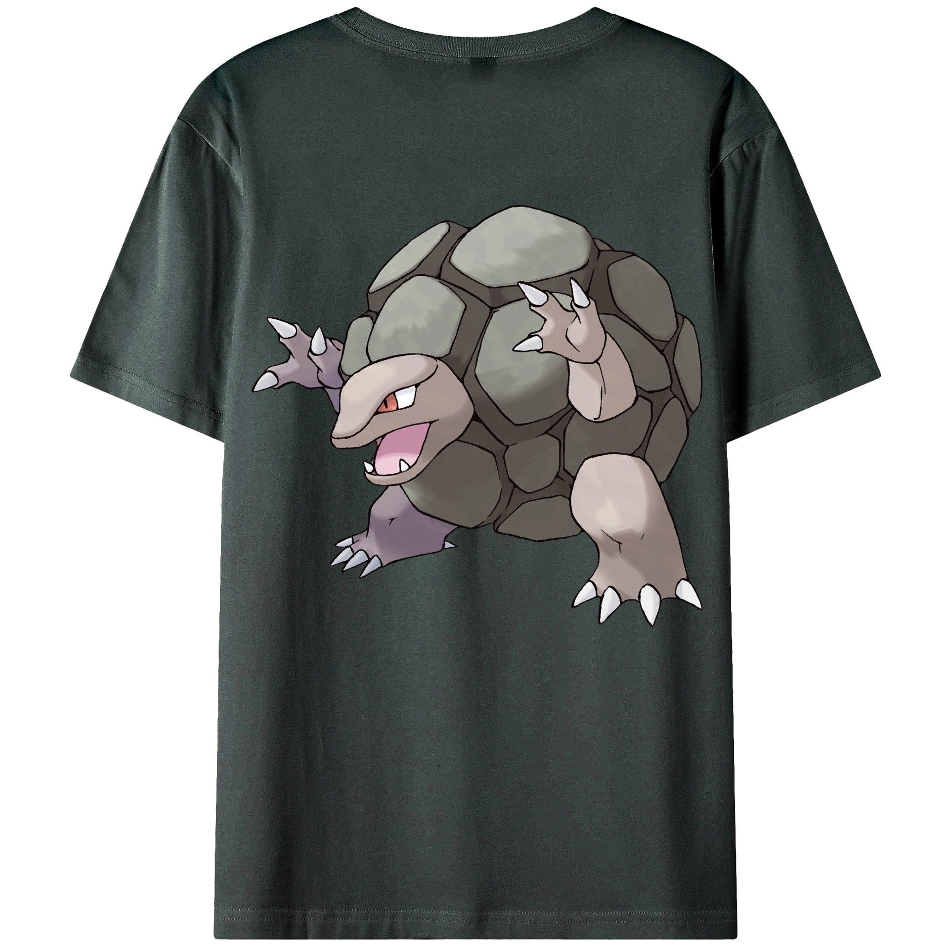（画像用） ポケットモンスター Pokémon 綿100％ メンズ半袖Tシャツ（バックプリント） 通気性